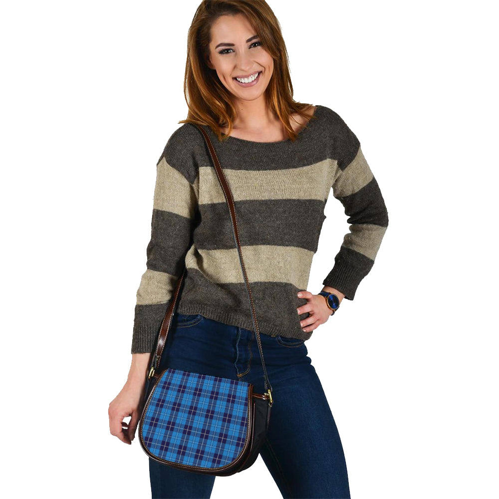 Douglas Variation Tartan Saddle Handbags