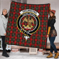 Drummond Ancient Tartan Crest Quilt