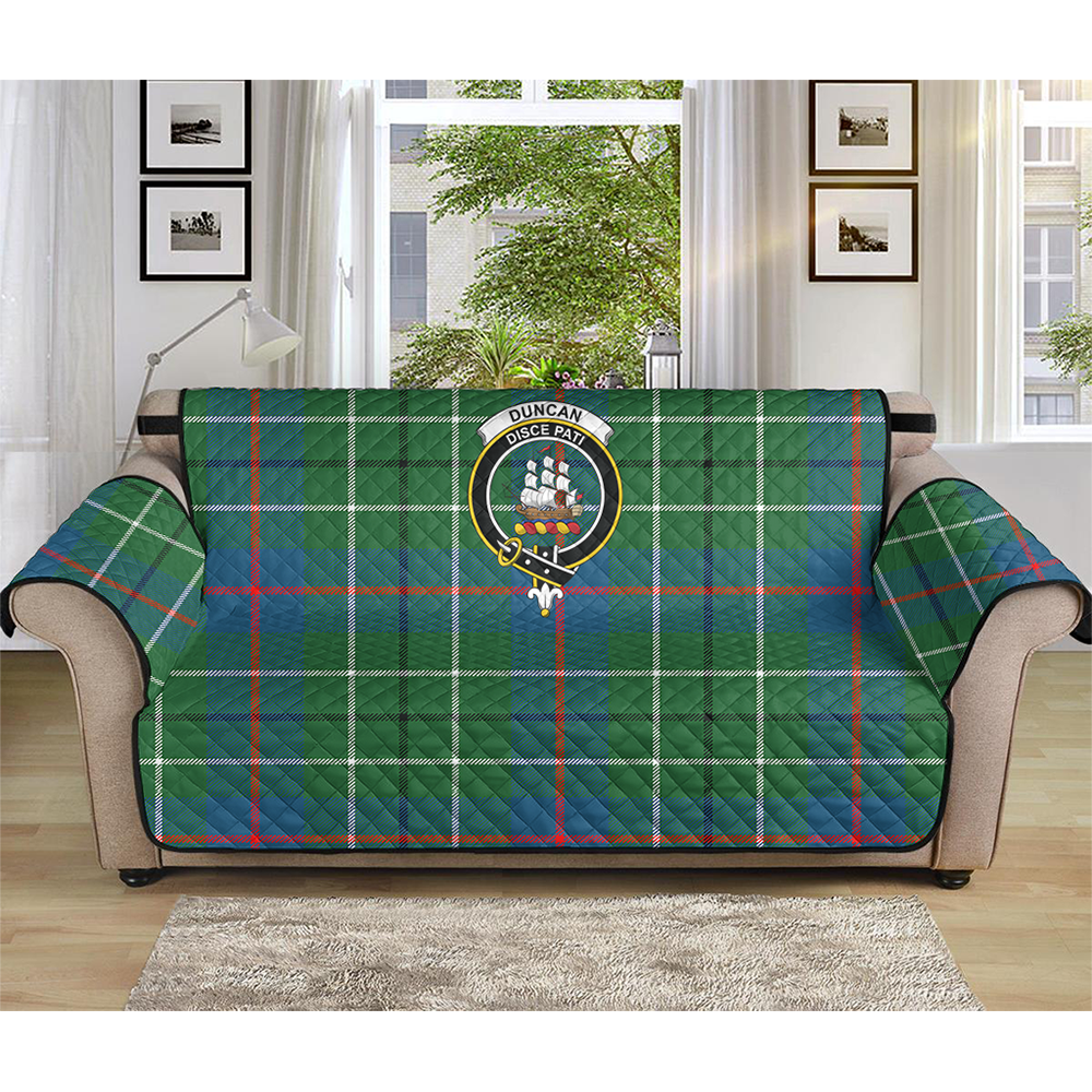 Duncan Ancient Tartan Crest Sofa Protector