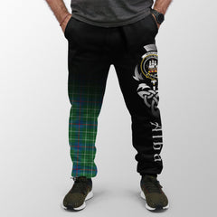 Duncan Ancient Tartan Crest Jogger Sweatpants - Alba Celtic Style