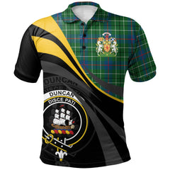 Duncan Ancient Tartan Polo Shirt - Royal Coat Of Arms Style