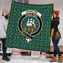 Duncan Ancient Tartan Crest Quilt