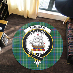 Duncan Ancient Tartan Crest Round Rug