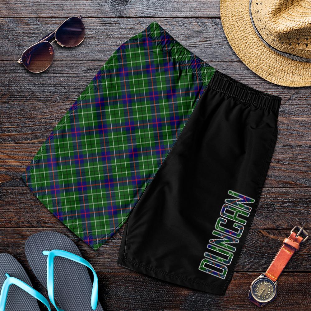 Duncan Modern Tartan Crest Men's Short - Cross Style