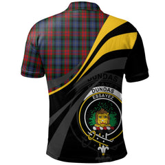 Dundas Tartan Polo Shirt - Royal Coat Of Arms Style