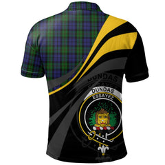 Dundas 02 Tartan Polo Shirt - Royal Coat Of Arms Style
