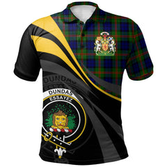 Dundas Modern 02 Tartan Polo Shirt - Royal Coat Of Arms Style