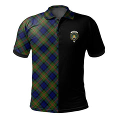 Dundas Modern 02 Tartan Polo Shirt Half of Me - Cross Style