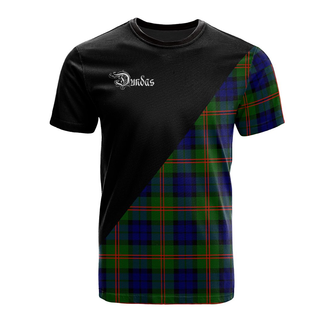 Dundas Modern 02 Tartan - Military T-Shirt