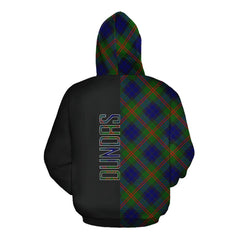 Dundas Modern 02 Tartan Hoodie Half of Me - Cross Style