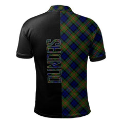 Dundas Modern 02 Tartan Polo Shirt Half of Me - Cross Style