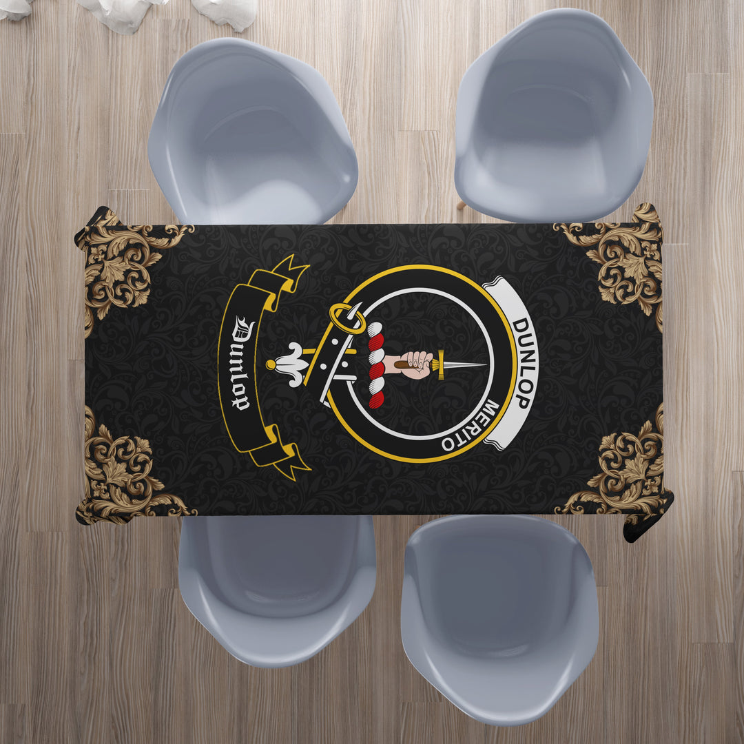 Dunlop Crest Tablecloth - Black Style