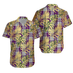 Dunlop Dress Tartan Vintage Leaves Hawaiian Shirt