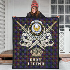 Durie Tartan Crest Legend Gold Royal Premium Quilt