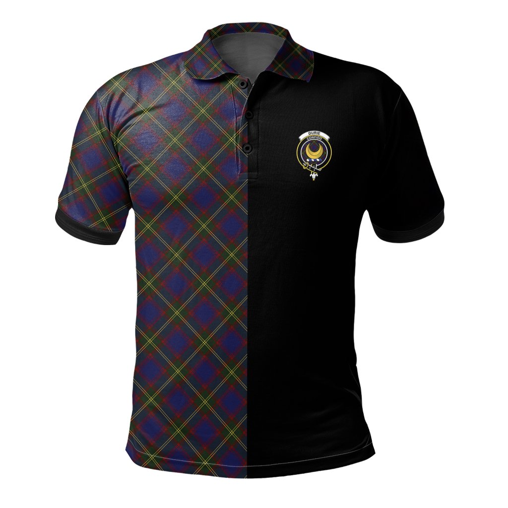 Durie Tartan Polo Shirt Half of Me - Cross Style