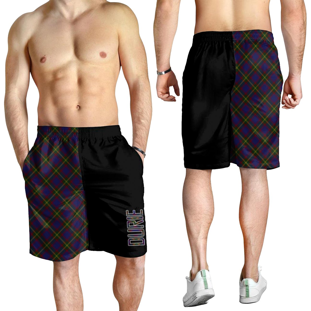 Durie Tartan Crest Men's Short - Cross Style