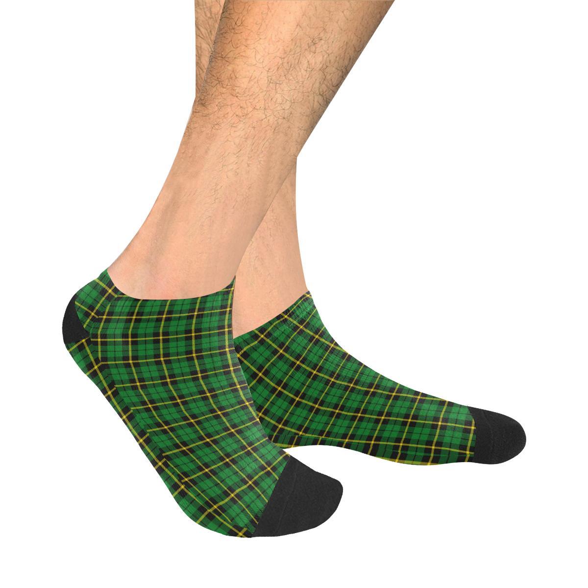 Wallace Hunting - Green Tartan Ankle Socks