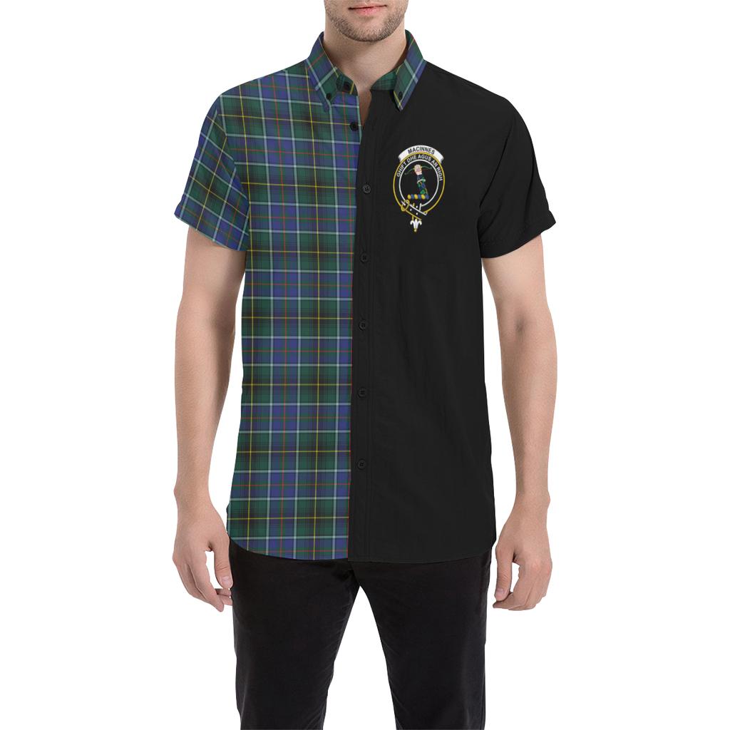 MacInnes Modern Tartan Men Shirt Haft Style