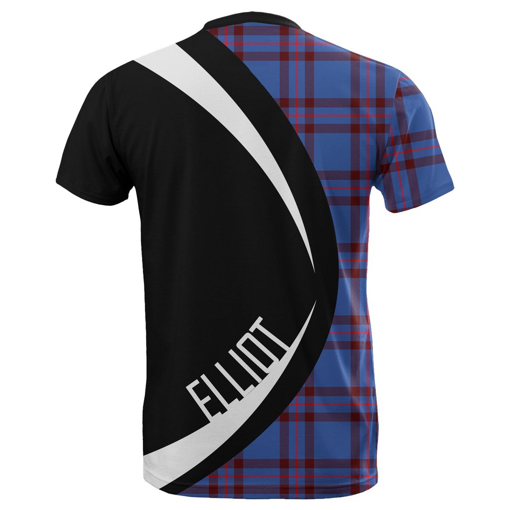 Elliot Modern Tartan Crest Circle T-shirt