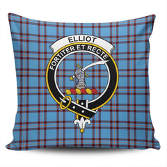Scottish Elliot Ancient Tartan Crest Pillow Cover - Tartan Cushion Cover