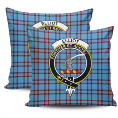 Scottish Elliot Ancient Tartan Crest Pillow Cover - Tartan Cushion Cover