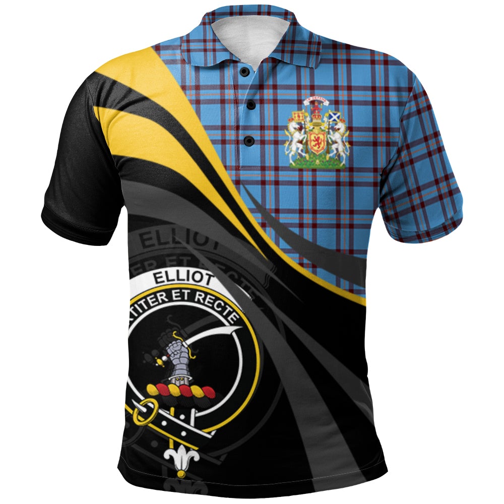 Elliot Ancient Tartan Polo Shirt - Royal Coat Of Arms Style