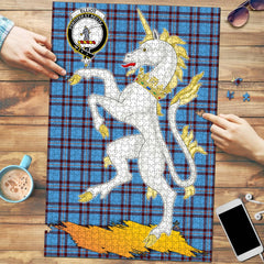 Elliot Ancient Tartan Crest Unicorn Scotland Jigsaw Puzzles