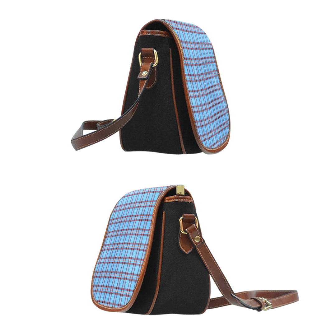 Elliot Ancient Tartan Saddle Handbags