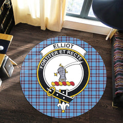 Elliot Ancient Tartan Crest Round Rug