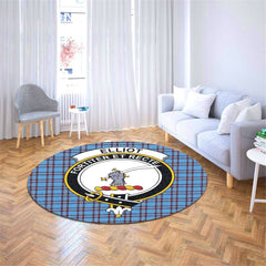 Elliot Ancient Tartan Crest Round Rug