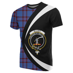 Elliot Modern Tartan Crest Circle T-shirt
