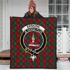 Erskine Tartan Crest Quilt