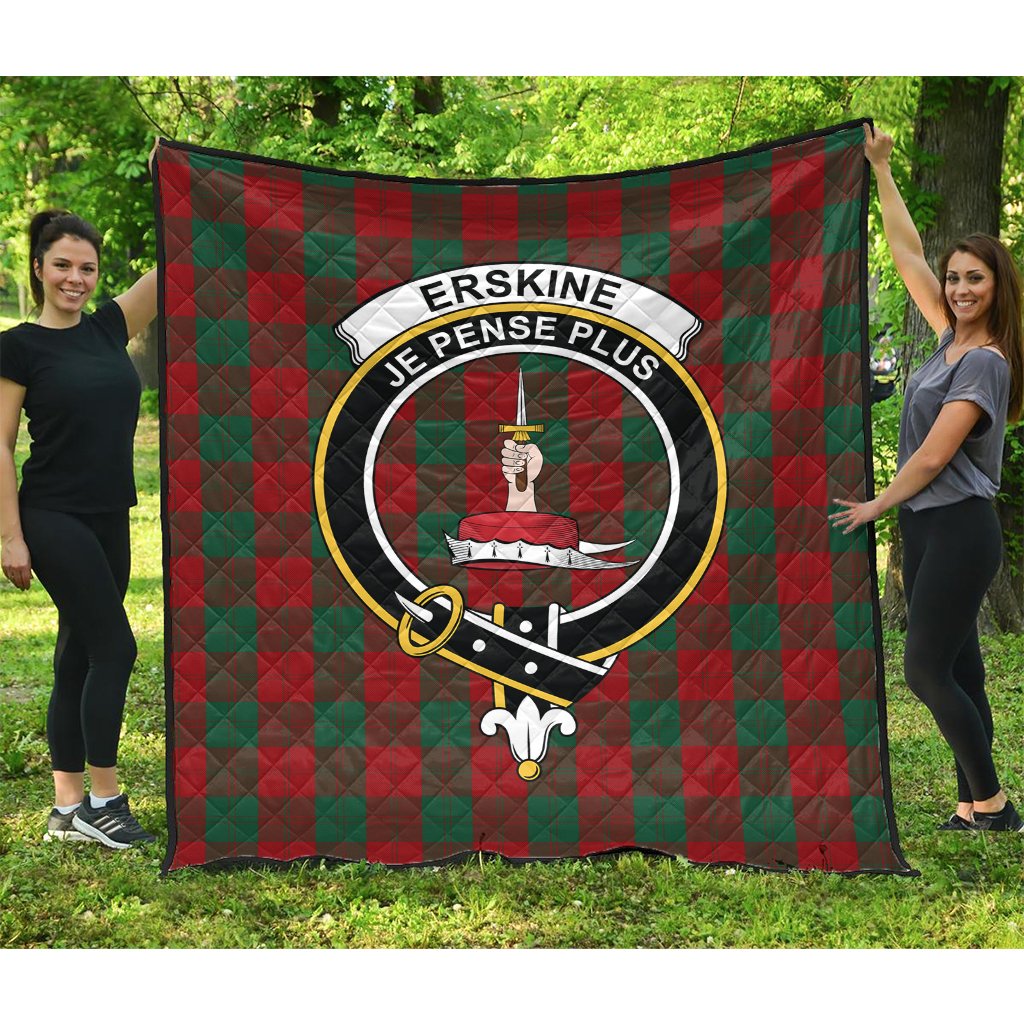 Erskine Tartan Crest Quilt