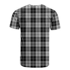Erskine Black and White Tartan T-Shirt