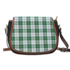 Erskine Green Tartan Saddle Handbags