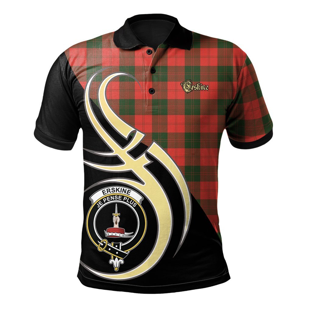 Erskine Modern Tartan Polo Shirt - Believe In Me Style