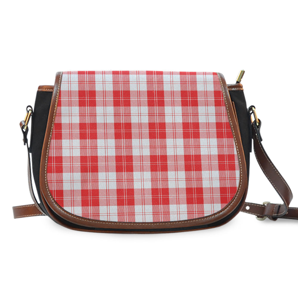 Erskine Red Tartan Saddle Handbags