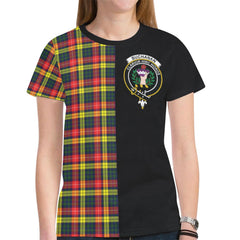 Buchanan Family Modern Tartan T-shirt - Half In Me Style