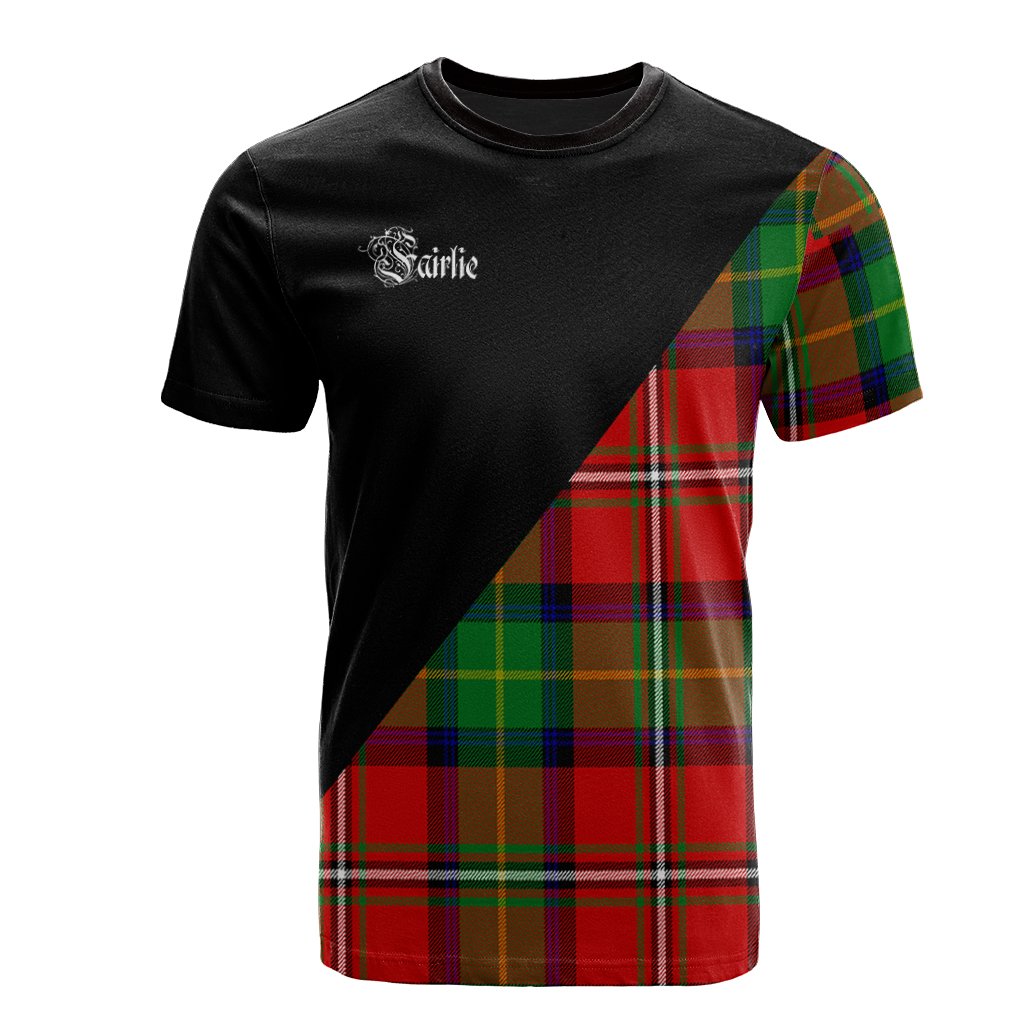 Fairlie Modern Tartan - Military T-Shirt