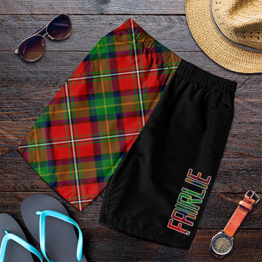 Fairlie Modern Tartan Crest Men's Short - Cross Style