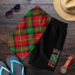 Fairlie Modern Tartan Crest Men's Short - Cross Style