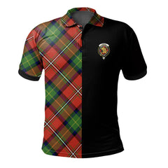 Fairlie Modern Tartan Polo Shirt Half of Me - Cross Style