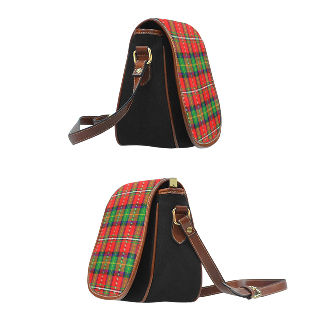 Fairlie Modern Tartan Saddle Handbags