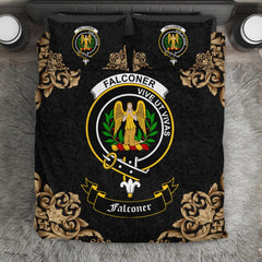 Falconer Crest Black Bedding Set