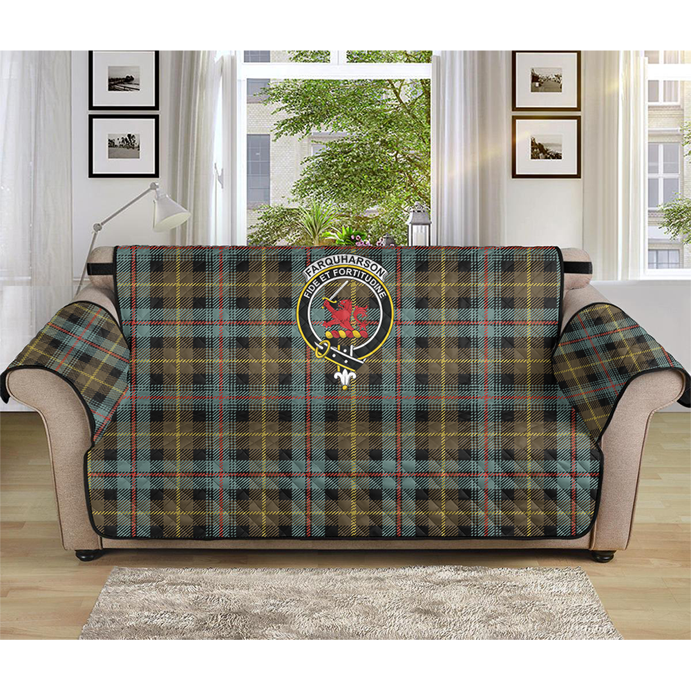 Farquharson Weathered Tartan Crest Sofa Protector