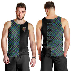 Farquharson Ancient Tartan Crest Men's Tank Top - Cross Style