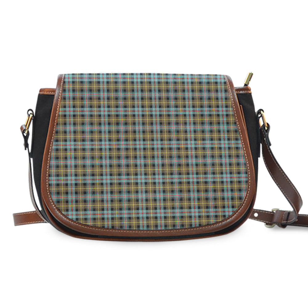 Farquharson Weathered Tartan Saddle Handbags