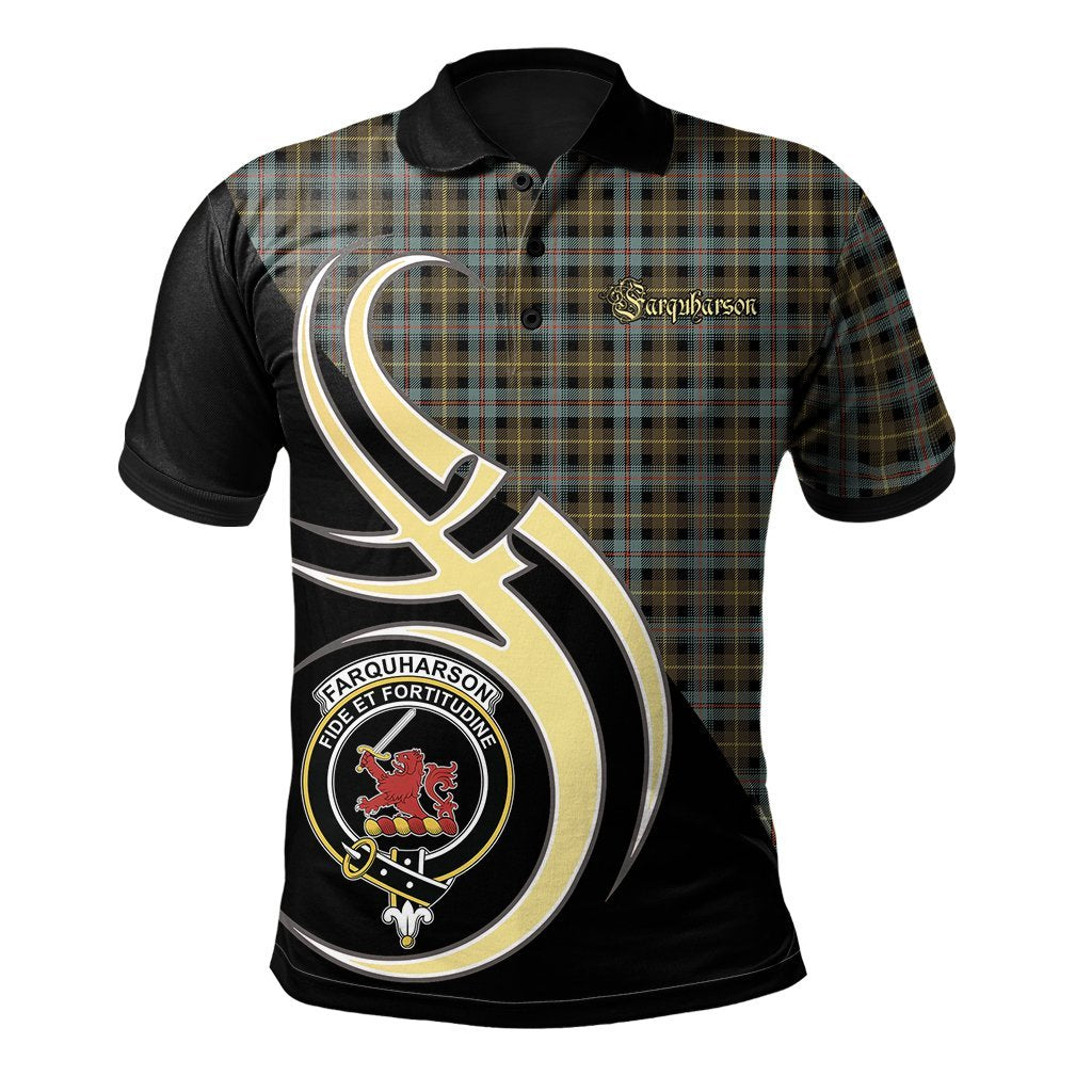 Farquharson Weathered Tartan Polo Shirt - Believe In Me Style