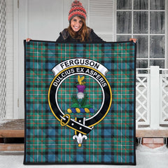 Ferguson Ancient Tartan Crest Quilt