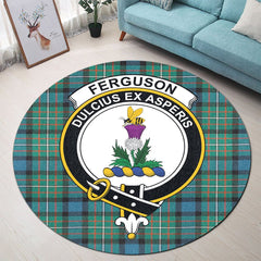 Ferguson Ancient Tartan Crest Round Rug